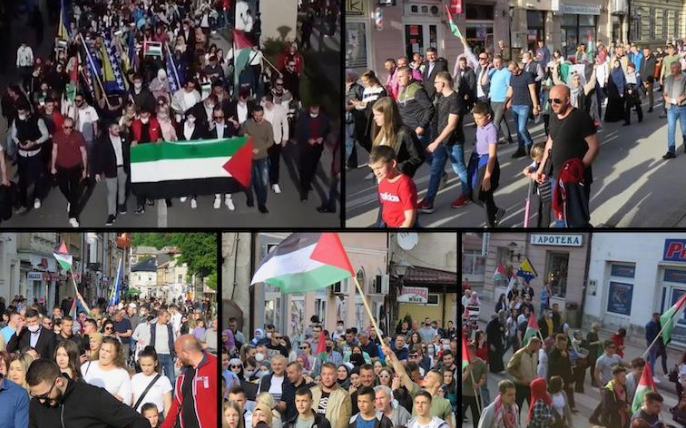 إستمرار المظاهرات المتضامنة مع فلسطين في كافة أنحاء دول العالم